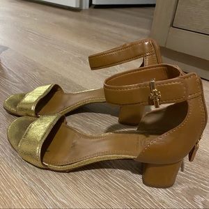 Tory Burch two toned heels